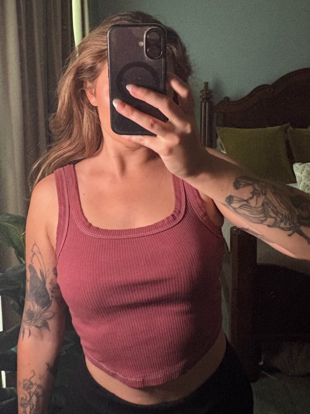 Madewell Cropped Ribbed Crewneck Tank Top